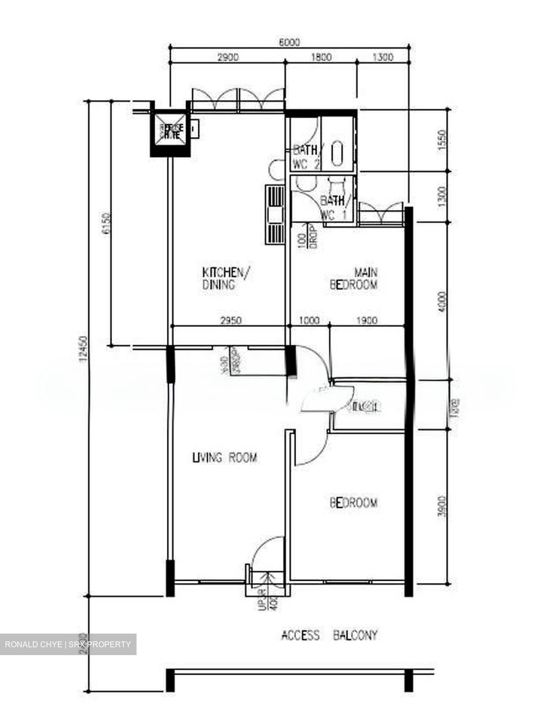 Blk 214 Bedok Town Centre (Bedok), HDB 3 Rooms #613621351